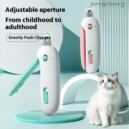 Gravity Push Cat Nail Scissors