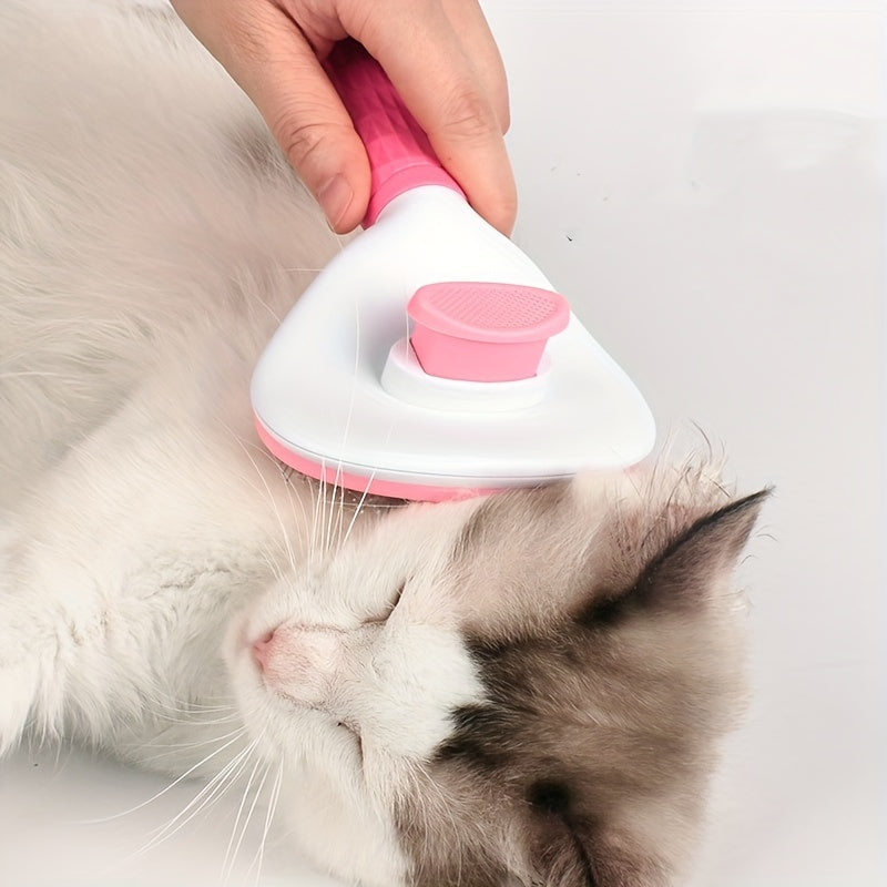 Self-Cleaning Grooming Brush for Cats & Dog