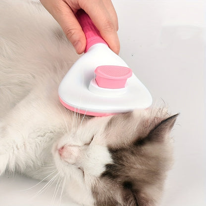 Self-Cleaning Grooming Brush for Cats & Dog