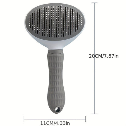 Self-Cleaning Grooming Brush for Cats & Dog