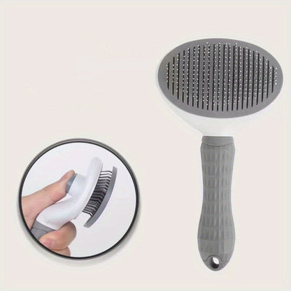 Self-Cleaning Grooming Brush for Cats & Dog