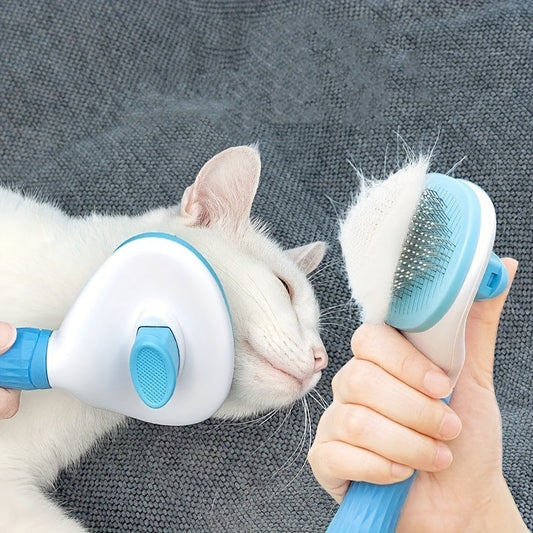 Self-Cleaning Grooming Brush for Cats & Dog