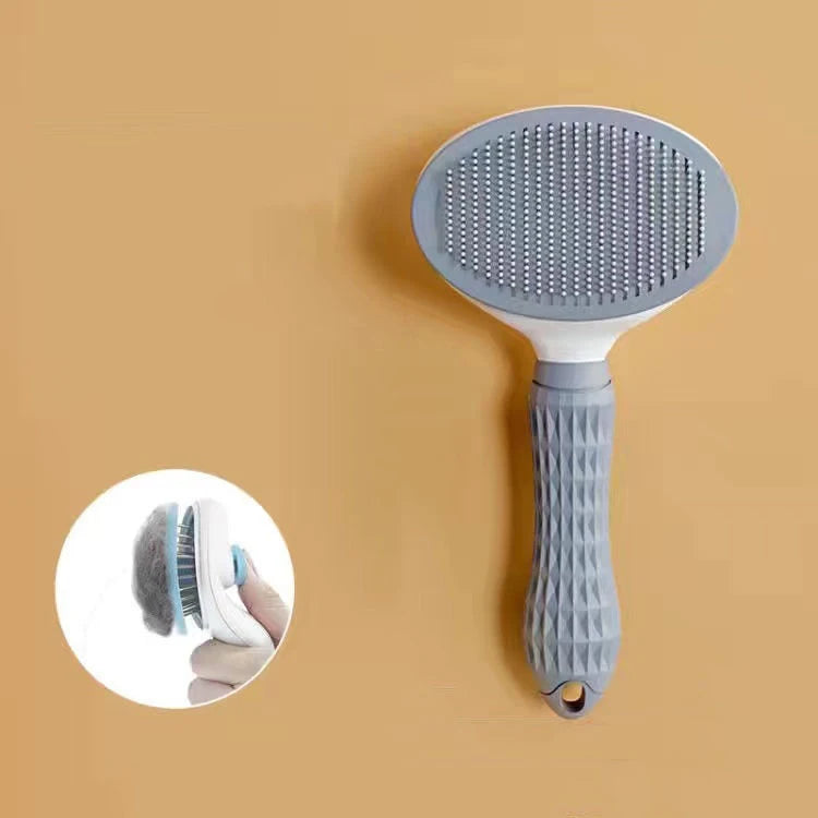Self-Cleaning Grooming Brush for Cats & Dog